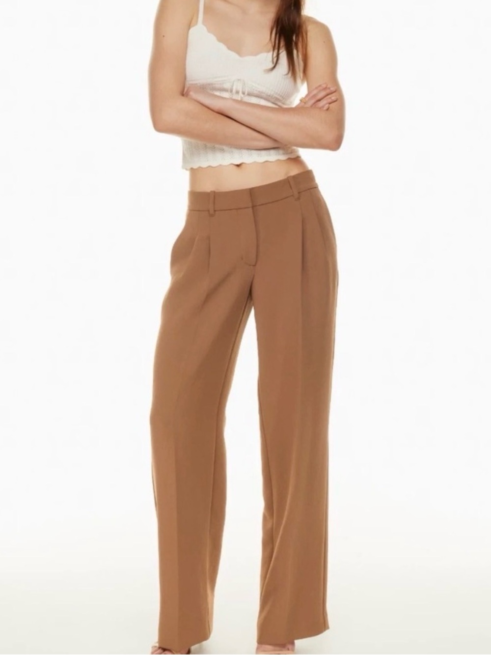 Wilfred Effortless Trousers in Camel